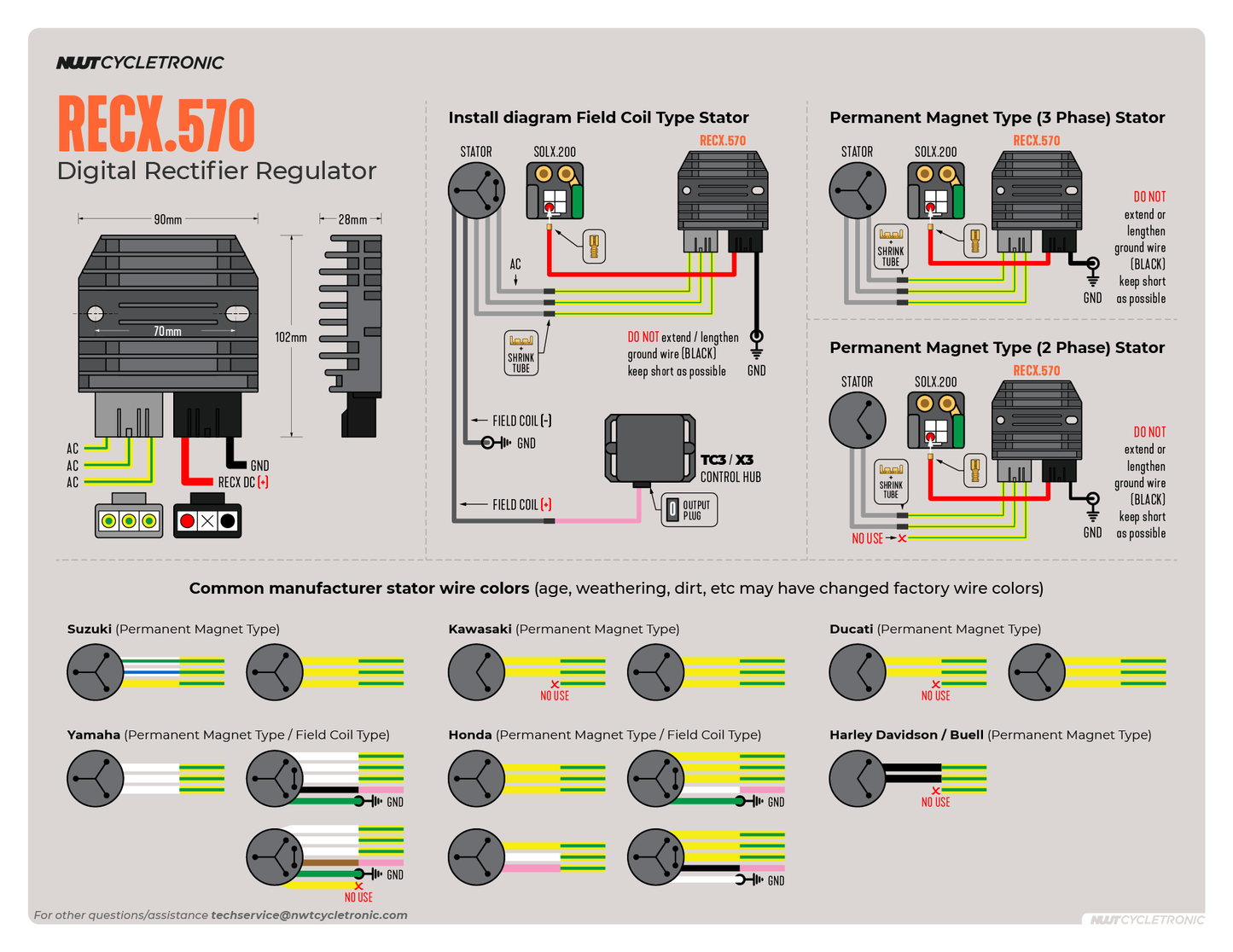 RECX.570 - Digital Mosfet Rectifier + Regulator